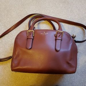 Camel colored kate spade purse, good condition